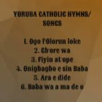Yoruba Catholic Hymns And Songs Mix featured image Yoruba Catholic Hymns And Songs Mix – yoruba catholic hymns and songs mix
