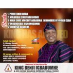 King Benji Igbadumhe – High chief Vincent Agbabina Imonikhe of fugar featured image King Benji Igbadumhe – High chief Vincent Agbabina Imonikhe of fugar – King Benji Igbadumhe Peter omo dunia